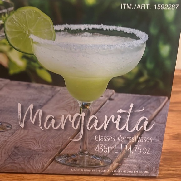 New ⛱️Set of 6 Margarita Glasses - Picture 11 of 12